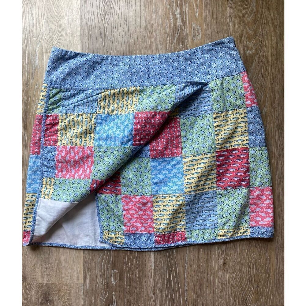Vineyard Vines Fish Patchwork Skirt - image 2